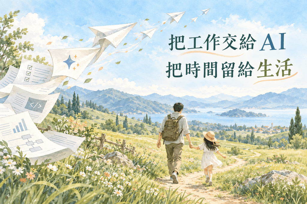 把工作交給 AI，把時間留給生活