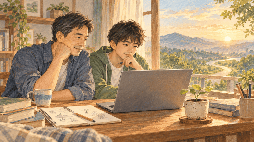 父子一起看線上課程