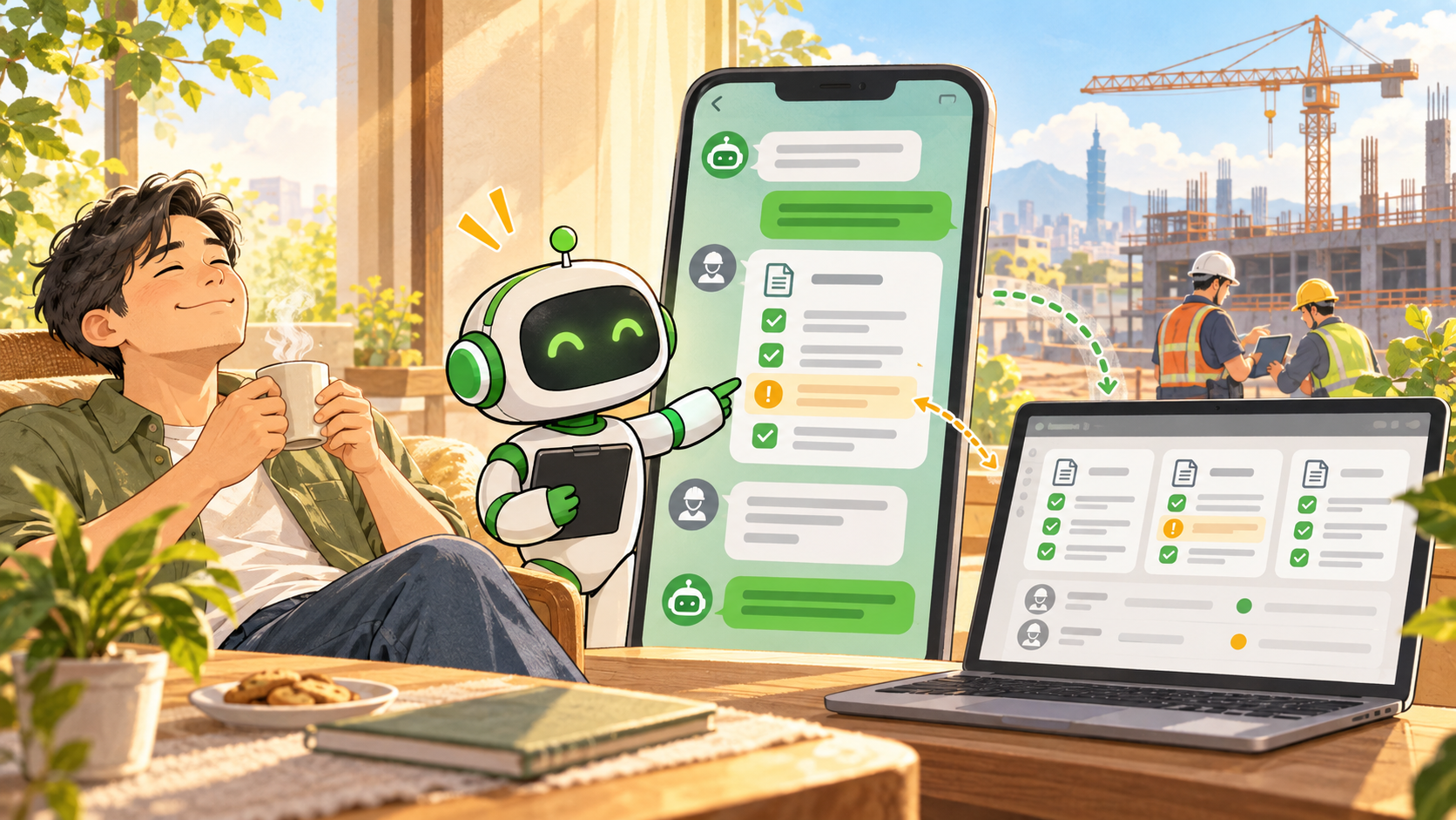 LINE 機器人盯通報